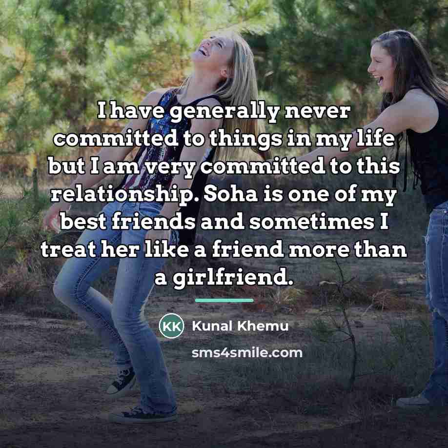 “I have generally never committed to things in my life…” quote by Kunal Khemu