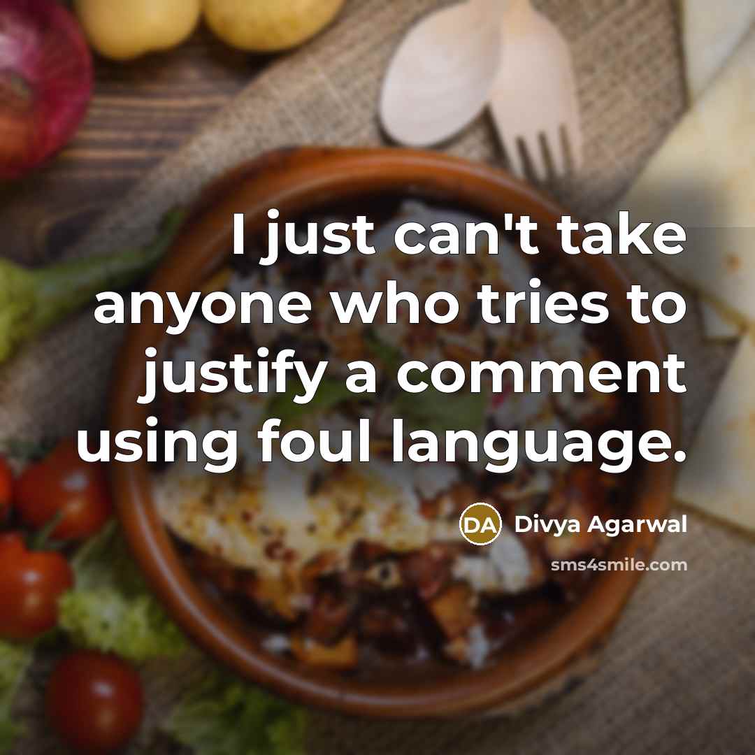 “I just can't take anyone who tries to justify a…” quote by Divya Agarwal
