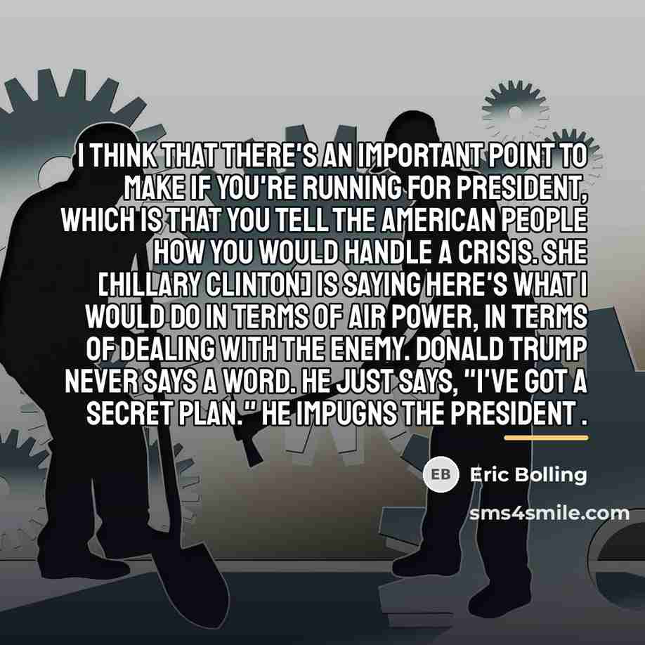 “I think that there's an important point to make if…” quote by Eric Bolling