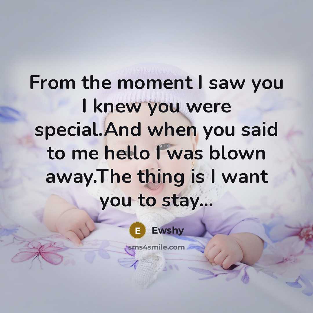“From the moment I saw you I knew you were…” quote by Ewshy