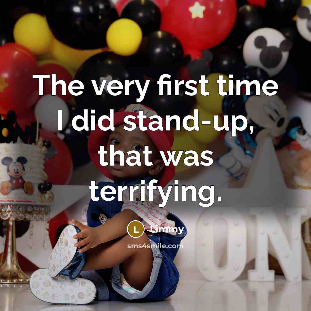 “The very first time I did stand-up, that was terrifying.…” quote by Limmy