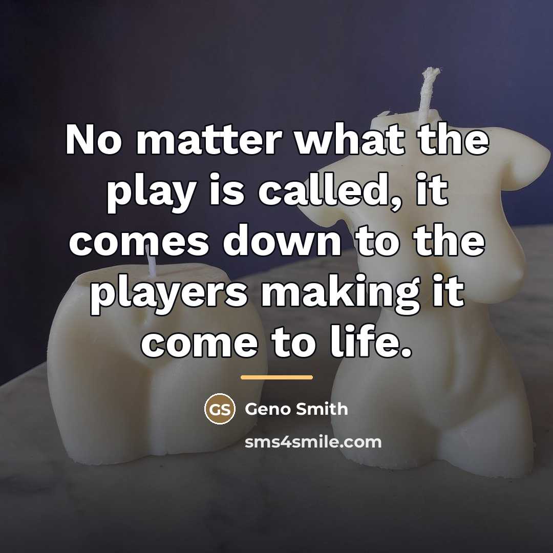“No matter what the play is called, it comes down…” quote by Geno Smith