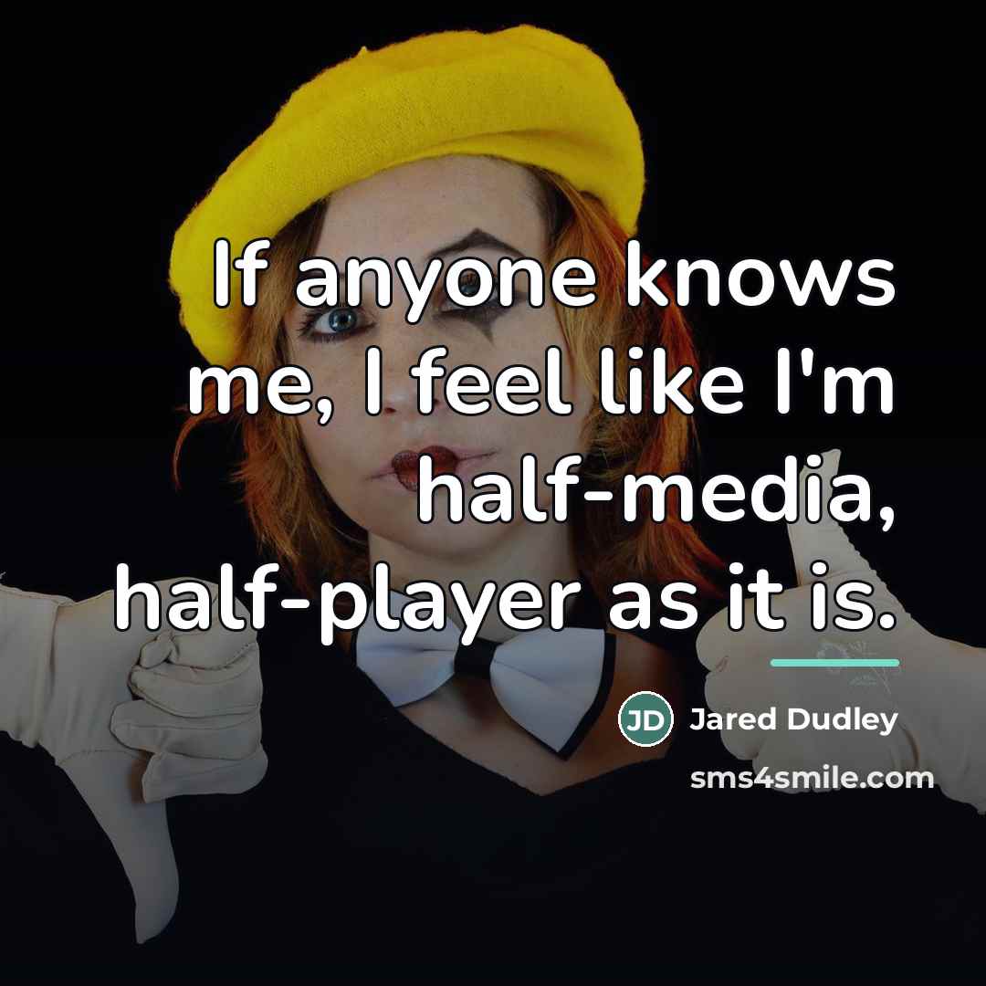 “If anyone knows me, I feel like I'm half-media, half-player…” quote by Jared Dudley