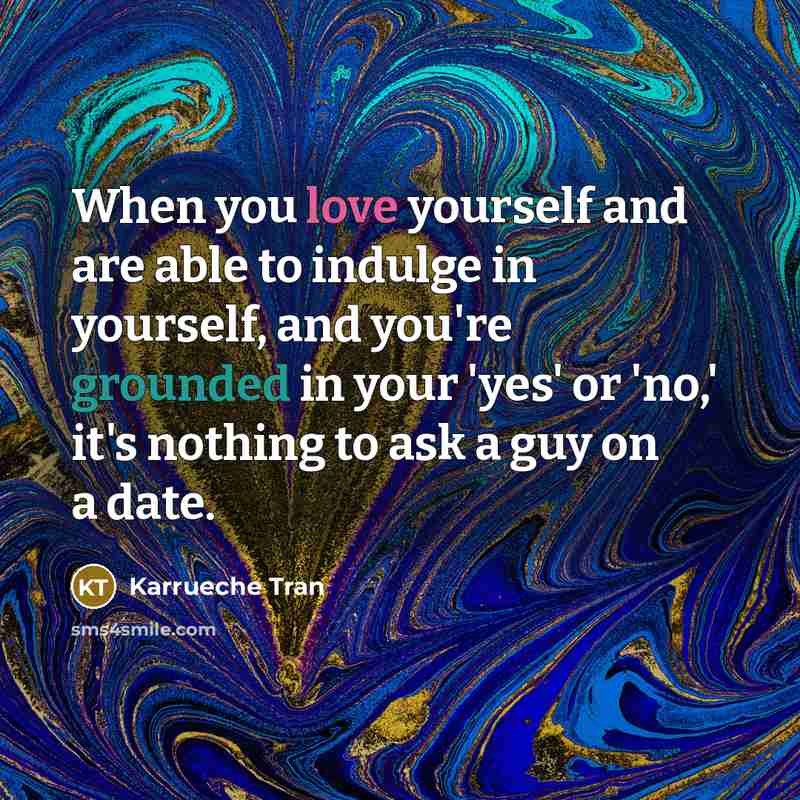 “When you love yourself and are able to indulge in…” quote by Karrueche Tran