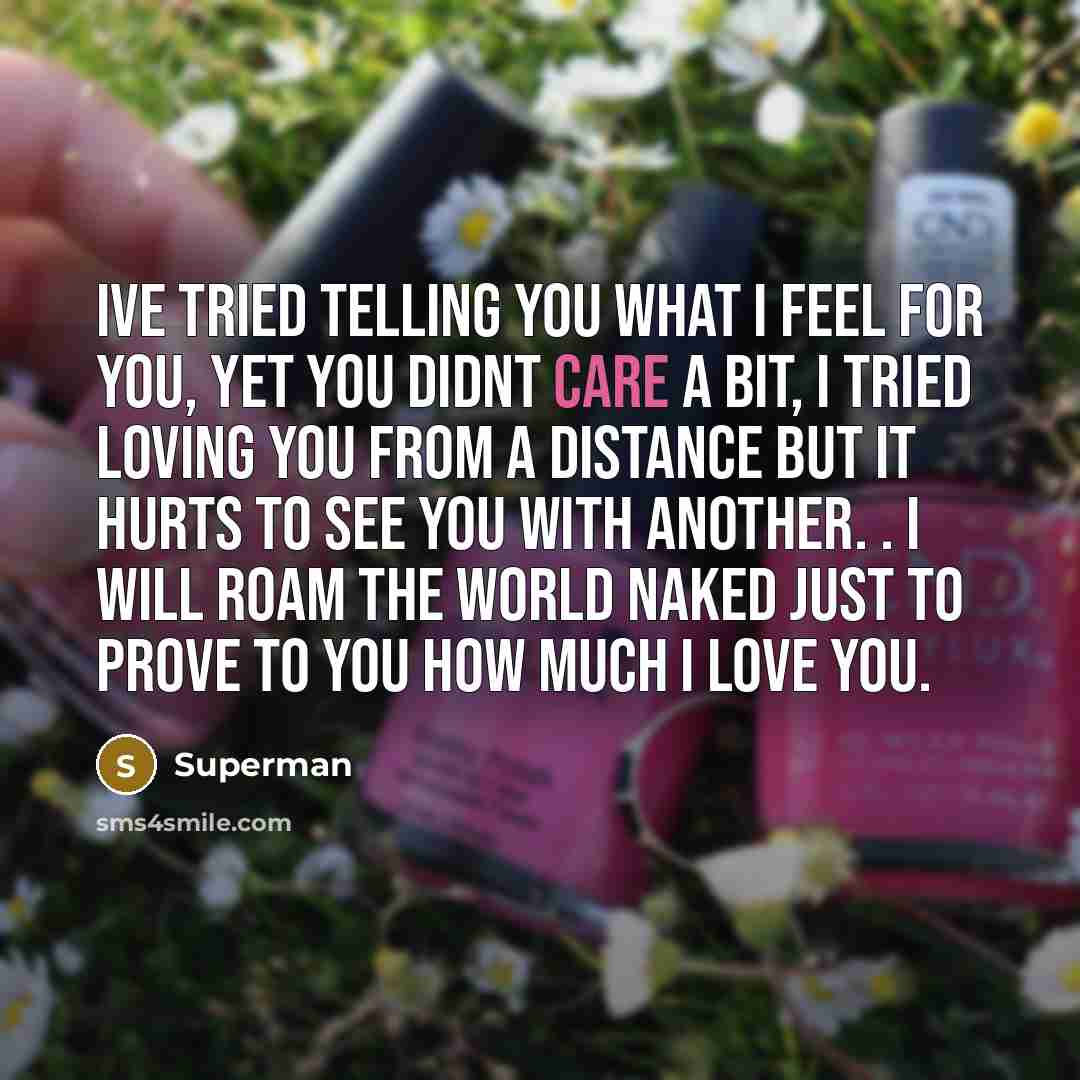 “Ive tried telling you what I feel for you, yet…” quote by Superman