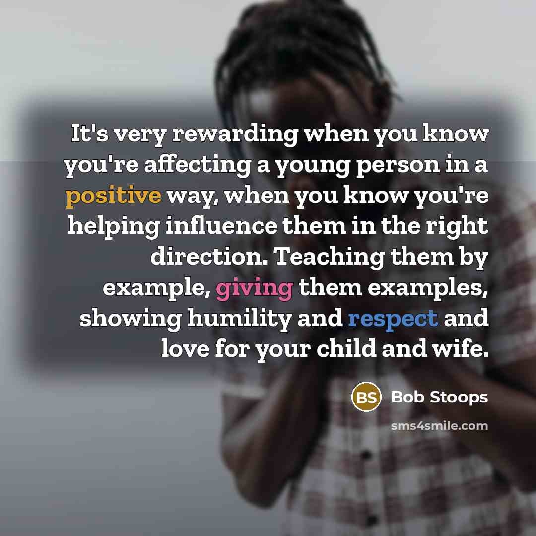 “It's very rewarding when you know you're affecting a young…” quote by Bob Stoops