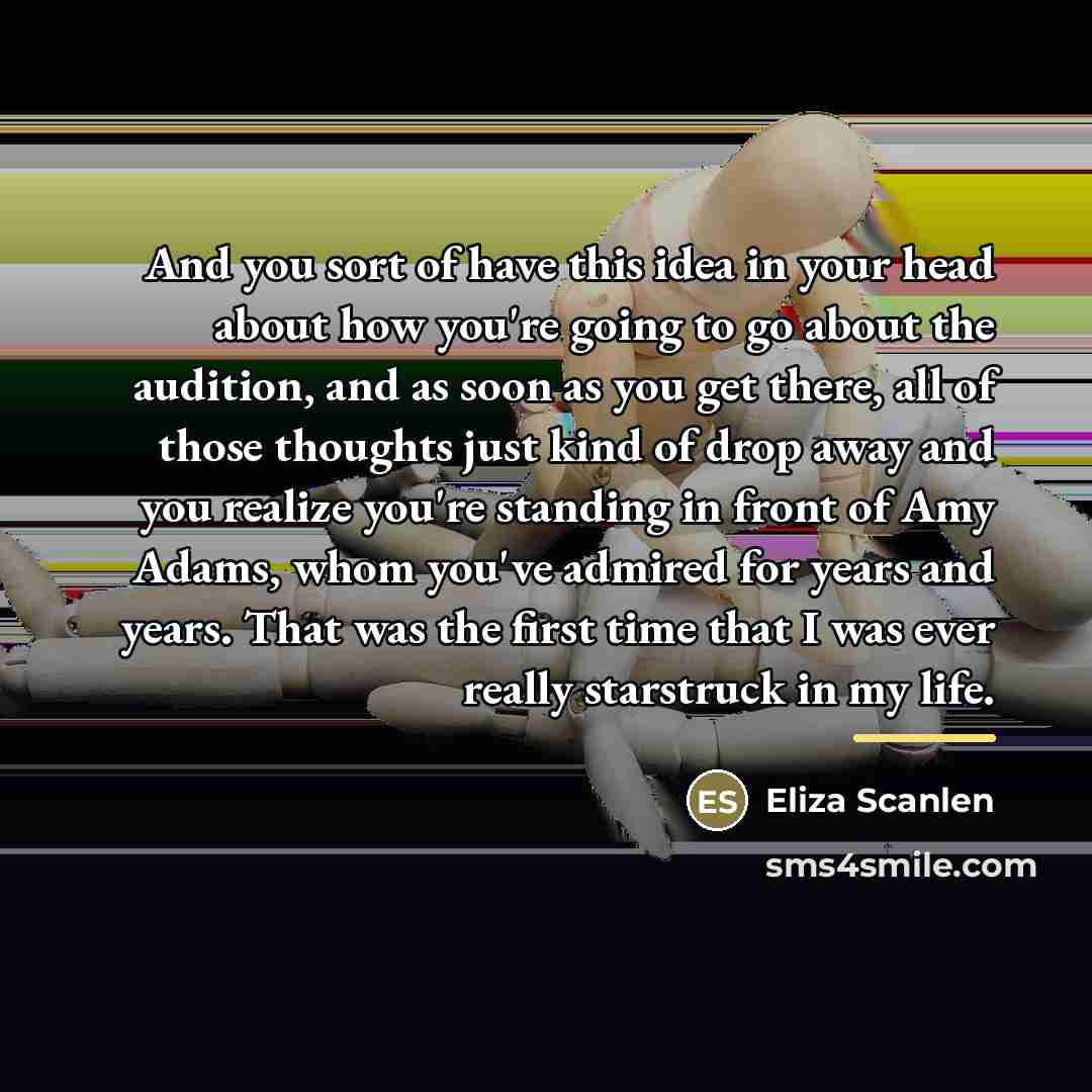 “And you sort of have this idea in your head…” quote by Eliza Scanlen