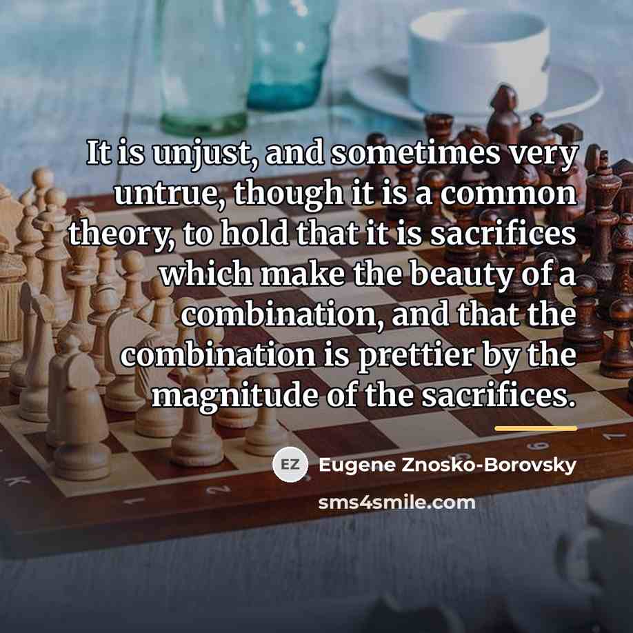 “It is unjust, and sometimes very untrue, though it is…” quote by Eugene Znosko-Borovsky