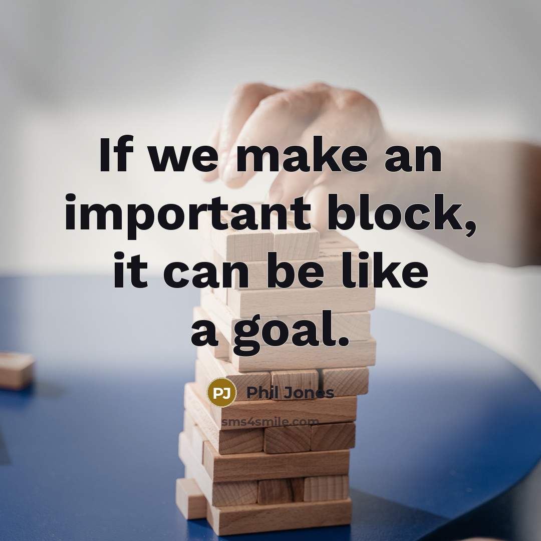 “If we make an important block, it can be like…” quote by Phil Jones