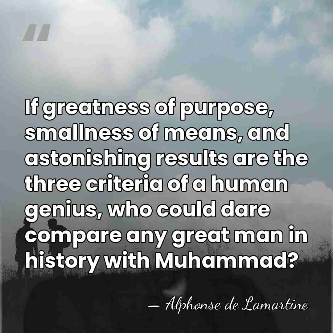 If greatness of purpose, smallness of means, and astonishing results are the&hellip; - Alphonse de Lamartine