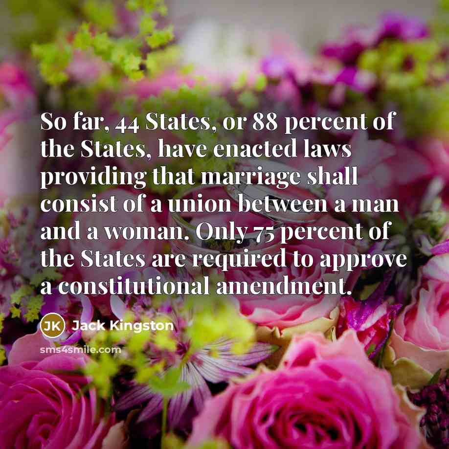 “So far, 44 States, or 88 percent of the States,…” quote by Jack Kingston
