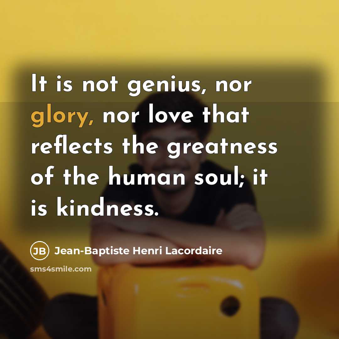 “It is not genius, nor glory, nor love that reflects…” quote by Jean-Baptiste Henri Lacordaire