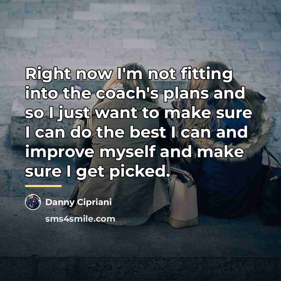 “Right now I'm not fitting into the coach's plans and…” quote by Danny Cipriani