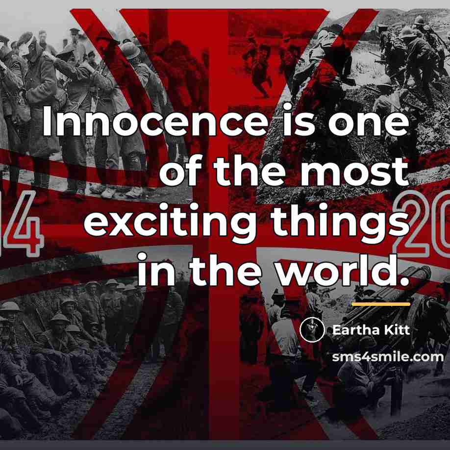 “Innocence is one of the most exciting things in the…” quote by Eartha Kitt