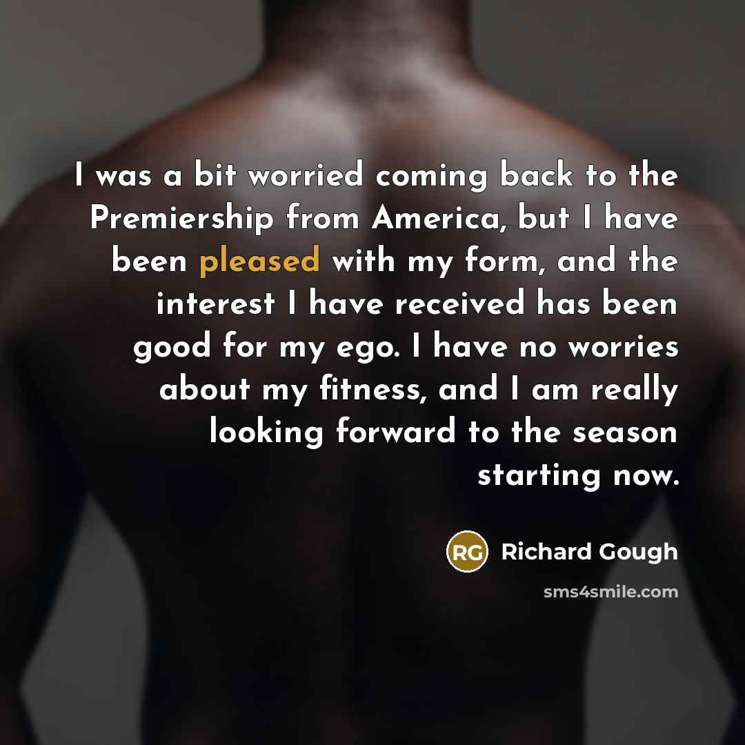 “I was a bit worried coming back to the Premiership…” quote by Richard Gough