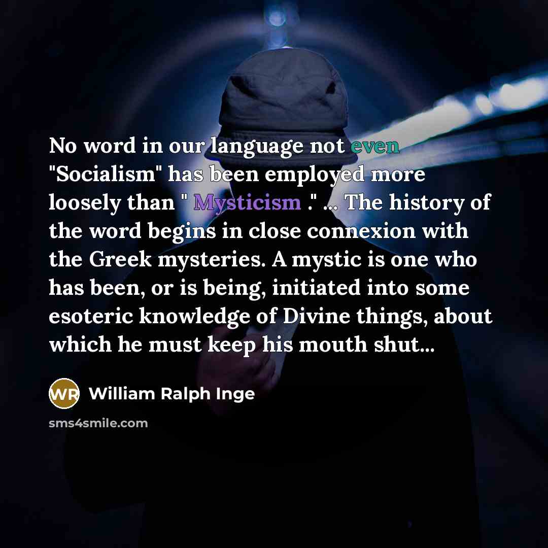 “No word in our language not even "Socialism" has been…” quote by William Ralph Inge