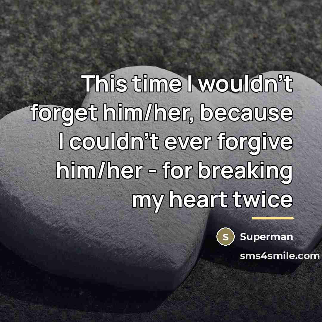“This time I wouldn't forget him/her, because I couldn't ever…” quote by Superman