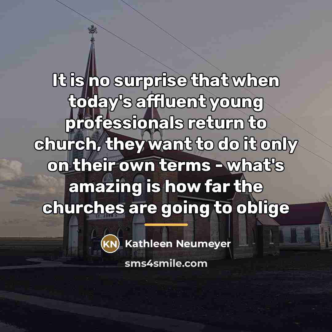 “It is no surprise that when today's affluent young professionals…” quote by Kathleen Neumeyer