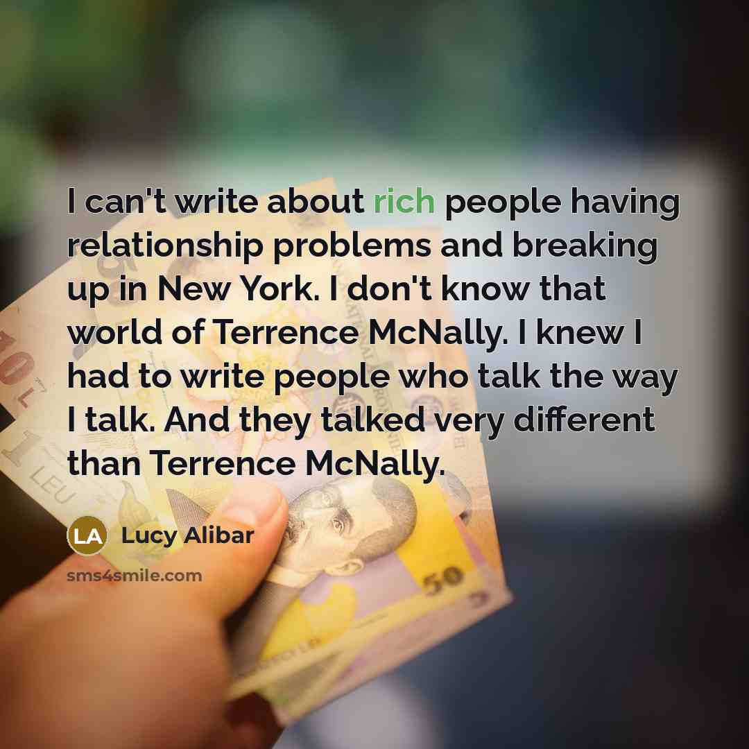 “I can't write about rich people having relationship problems and…” quote by Lucy Alibar