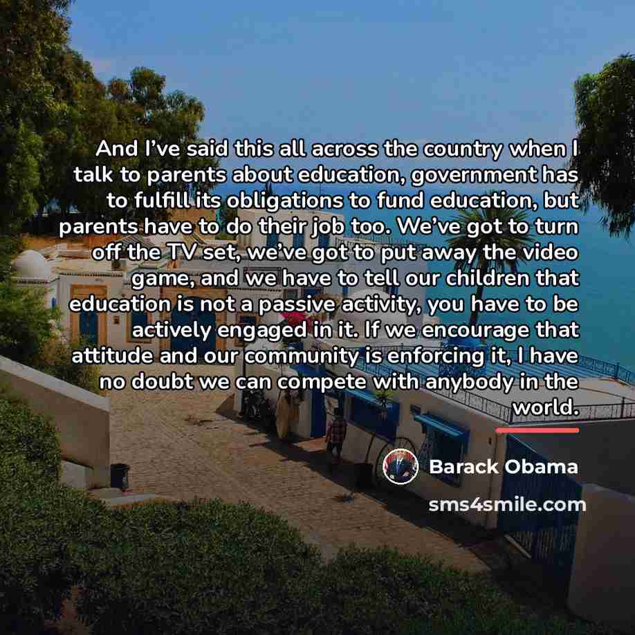 “And I’ve said this all across the country when I…” quote by Barack Obama