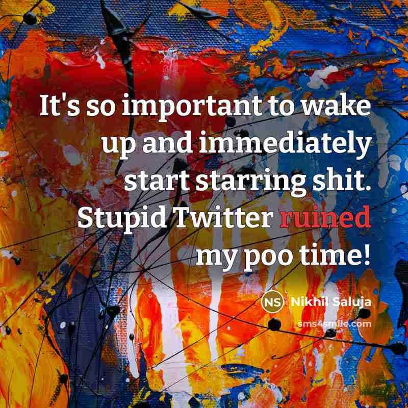“It's so important to wake up and immediately start starring…” quote by Nikhil Saluja