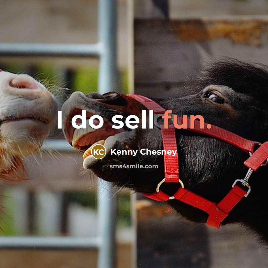 “I do sell fun.…” quote by Kenny Chesney
