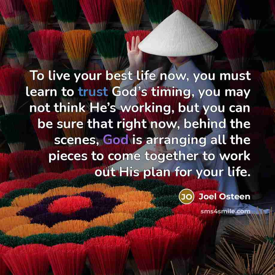 “To live your best life now, you must learn to…” quote by Joel Osteen