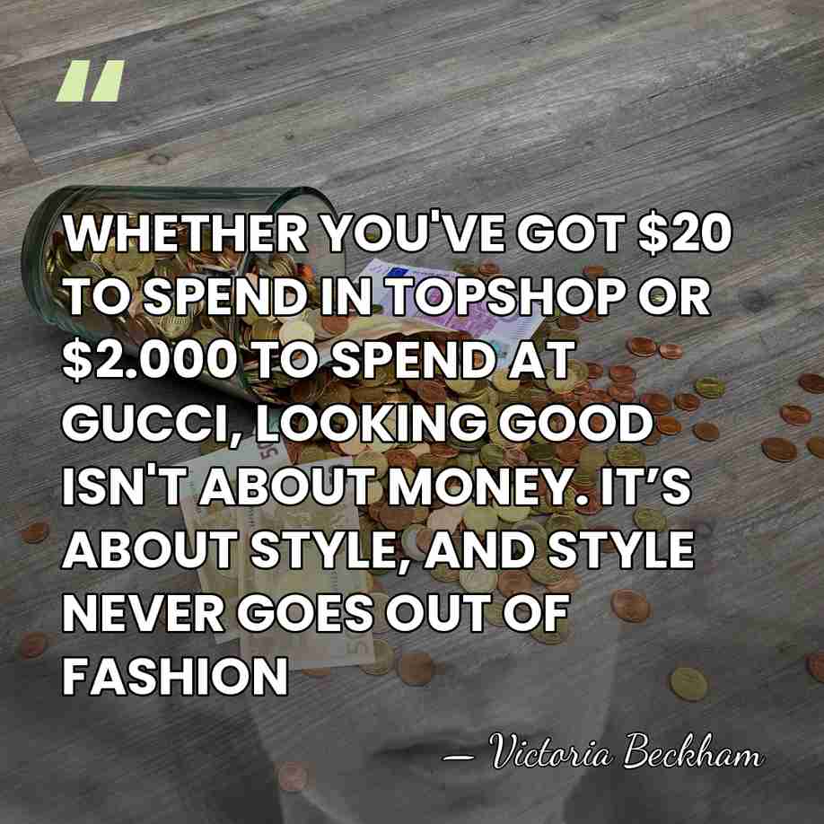 WHETHER YOU'VE GOT $20 TO SPEND IN TOPSHOP OR $2.000 TO SPEND&hellip; - Victoria Beckham