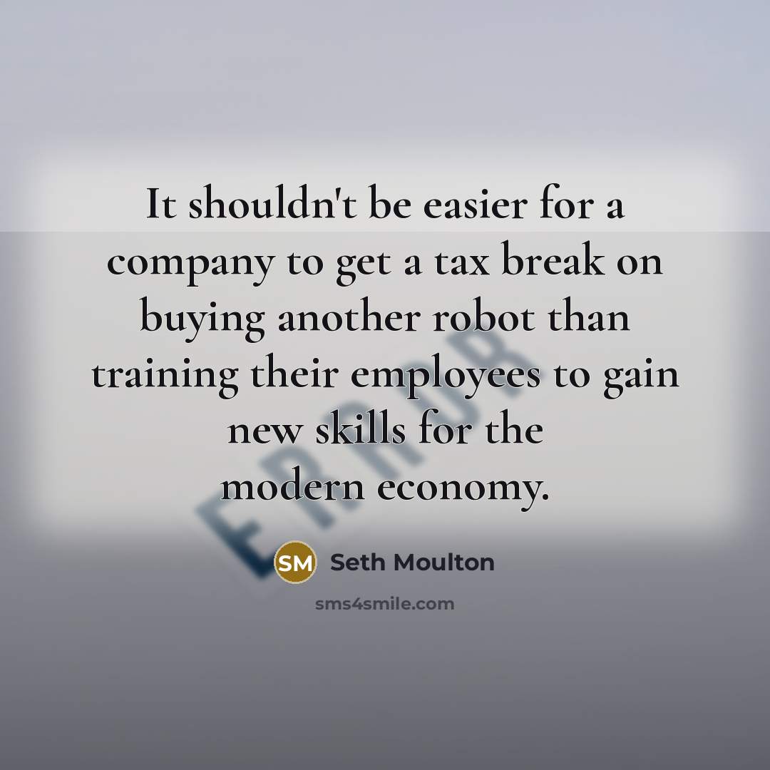 “It shouldn't be easier for a company to get a…” quote by Seth Moulton