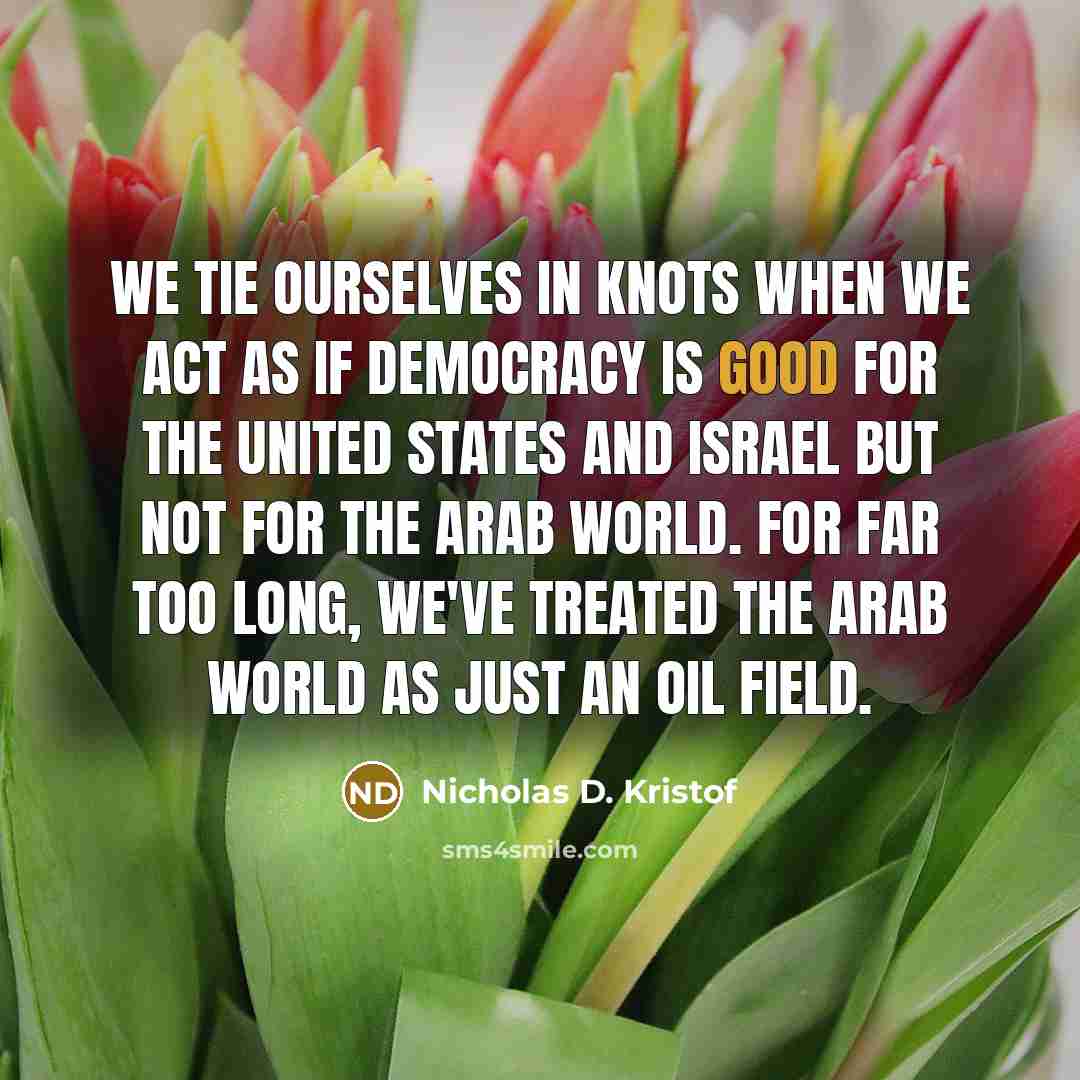 “We tie ourselves in knots when we act as if…” quote by Nicholas D. Kristof