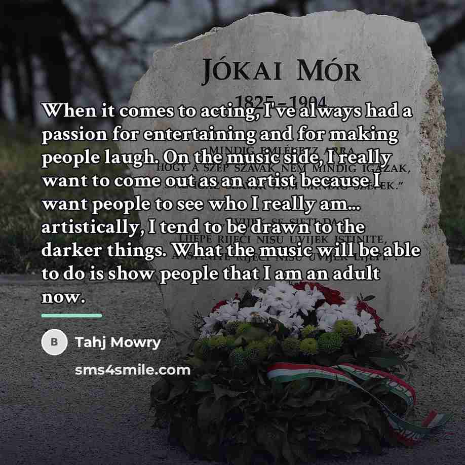 “When it comes to acting, I've always had a passion…” quote by Tahj Mowry