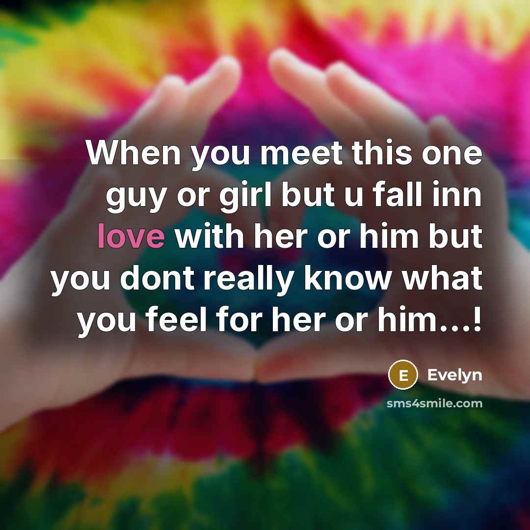 “When you meet this one guy or girl but u…” quote by Evelyn