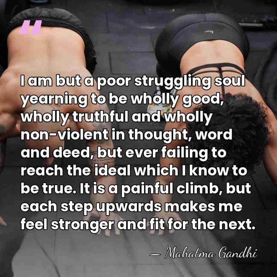 I am but a poor struggling soul yearning to be wholly good,&hellip; - Mahatma Gandhi