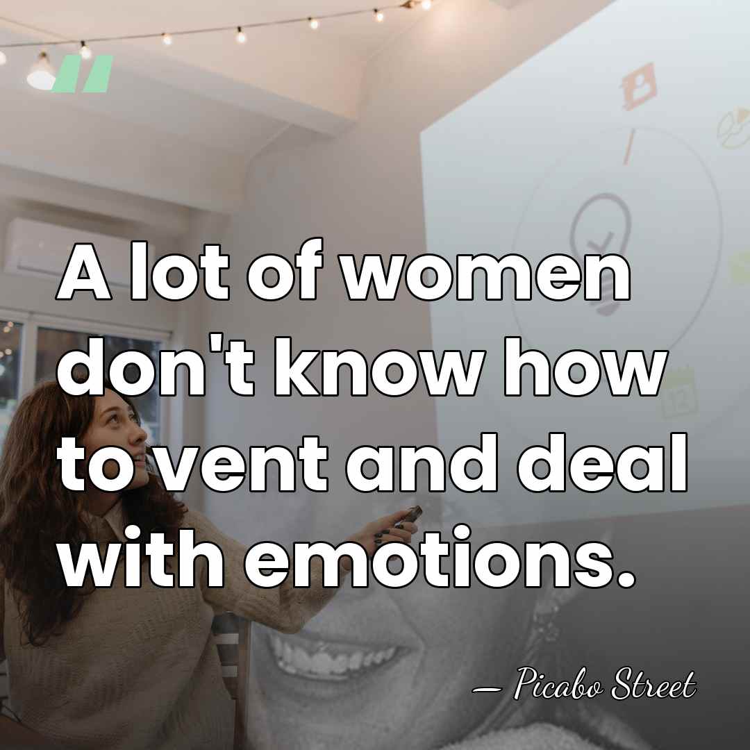 A lot of women don't know how to vent and deal with&hellip; - Picabo Street
