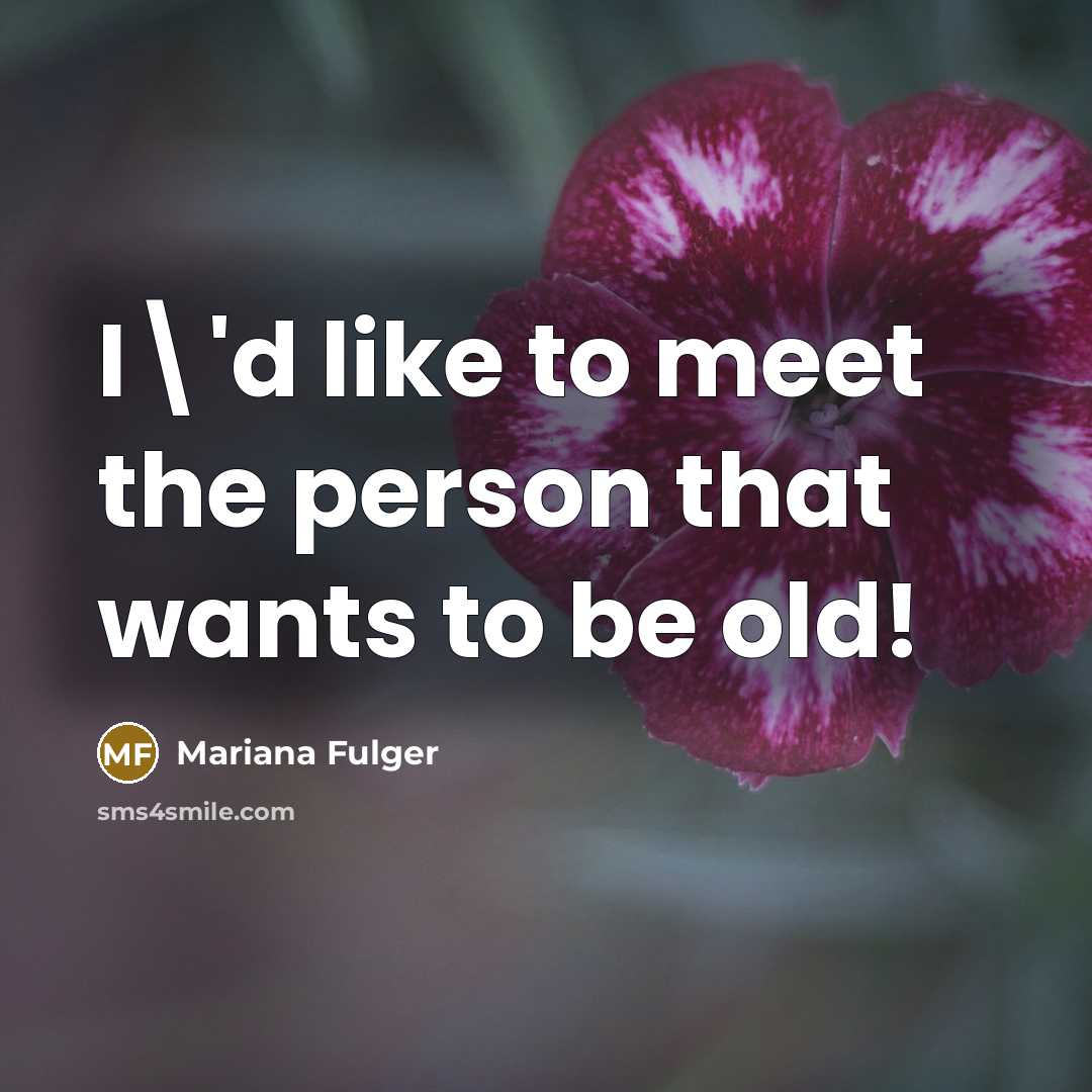 “I\'d like to meet the person that wants to be…” quote by Mariana Fulger