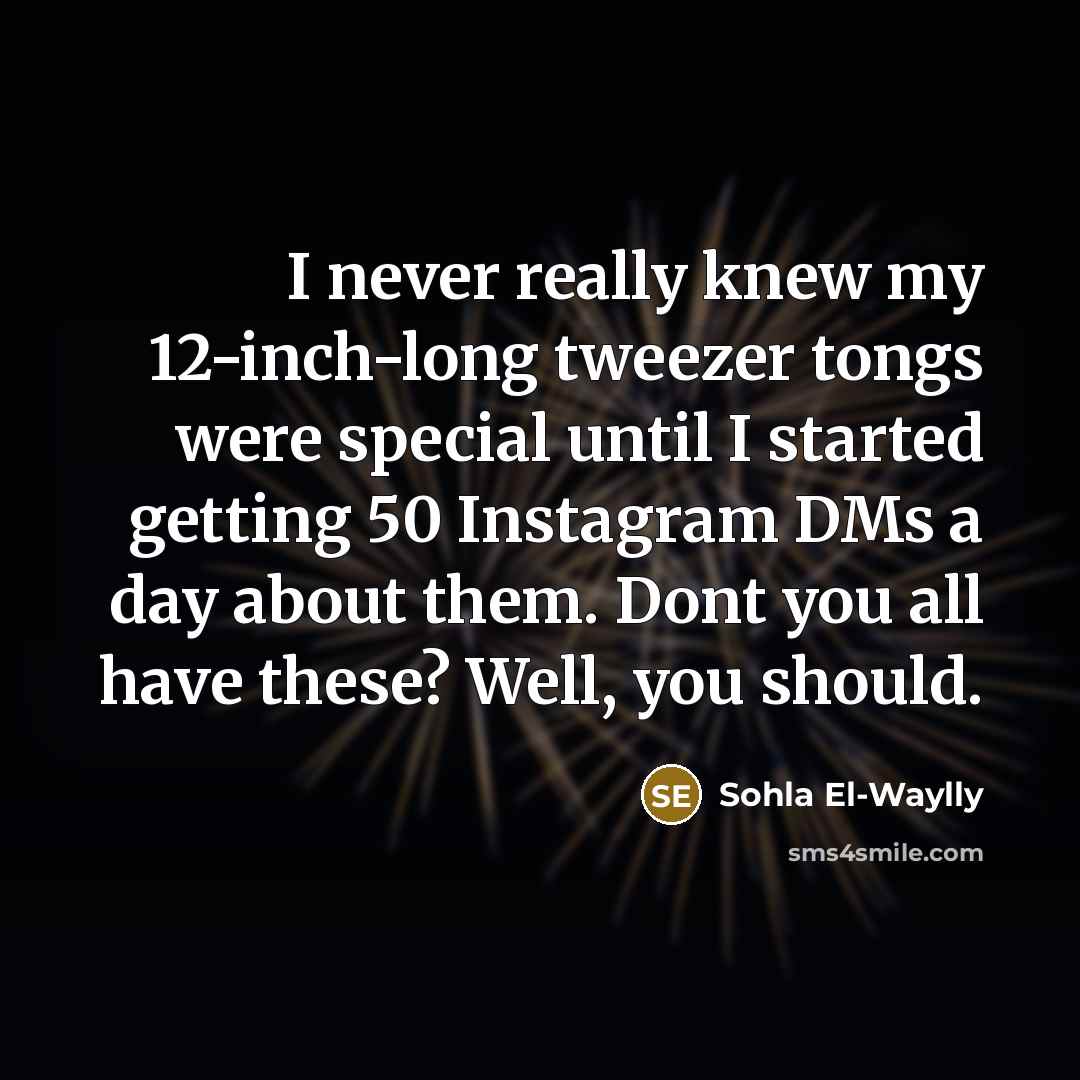 “I never really knew my 12-inch-long tweezer tongs were special…” quote by Sohla El-Waylly
