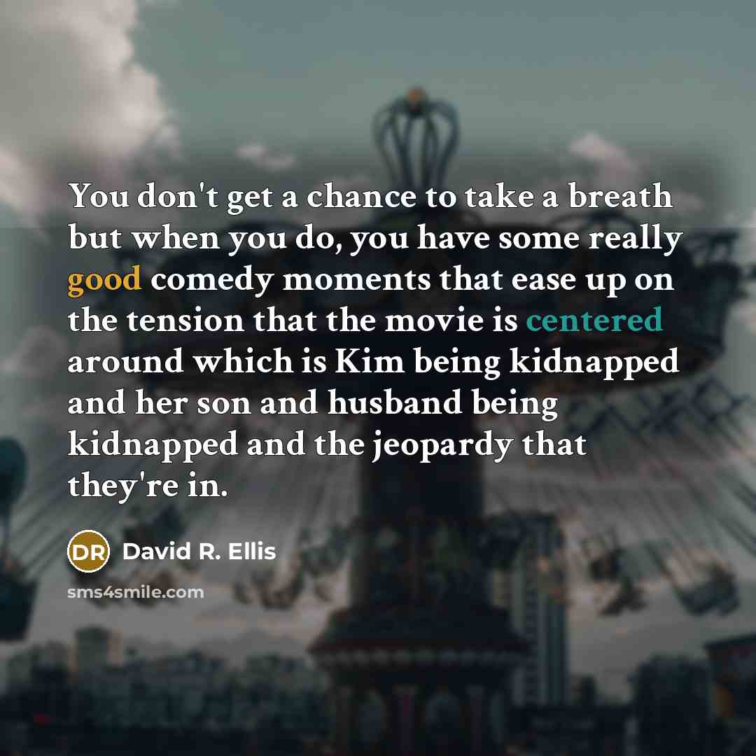 “You don't get a chance to take a breath but…” quote by David R. Ellis