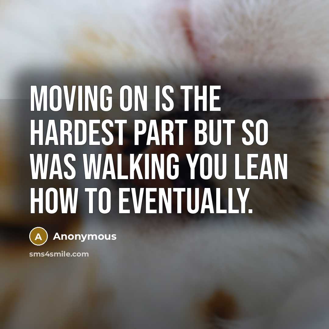“Moving on is the hardest part but so was walking you LEAN how to EVENTUALLY.” quote by Anonymous