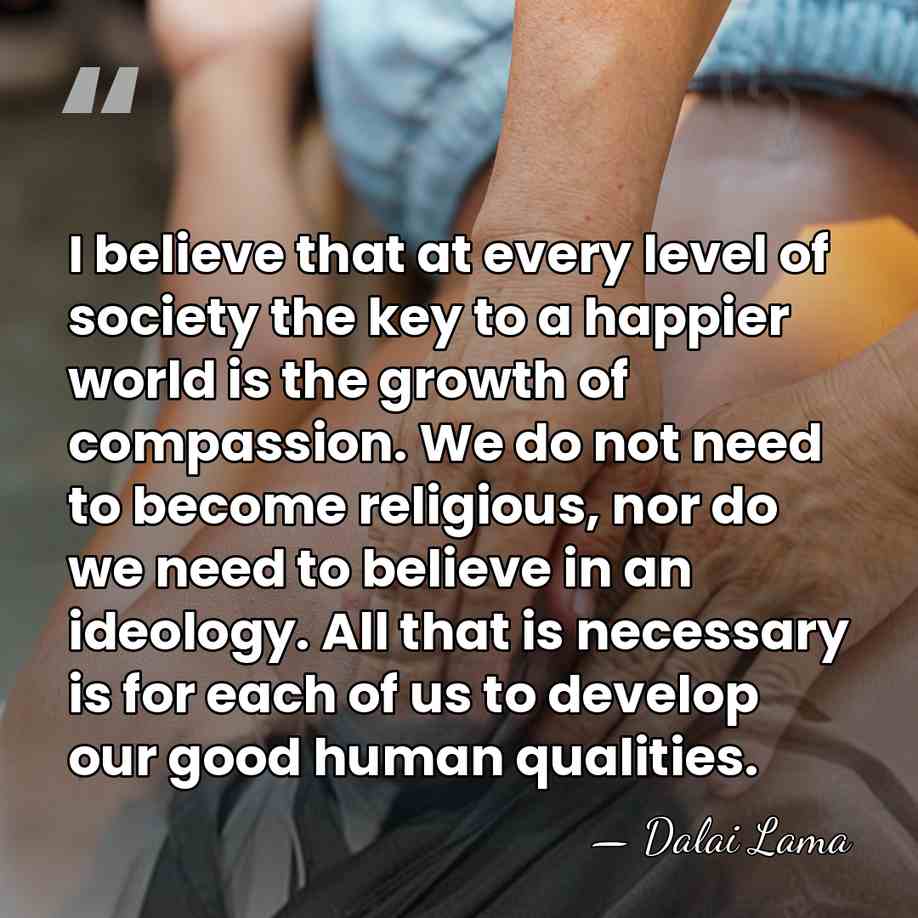 I believe that at every level of society the key to a&hellip; - Dalai Lama
