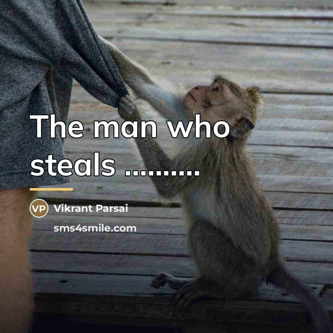 “The man who steals ..........…” quote by Vikrant Parsai