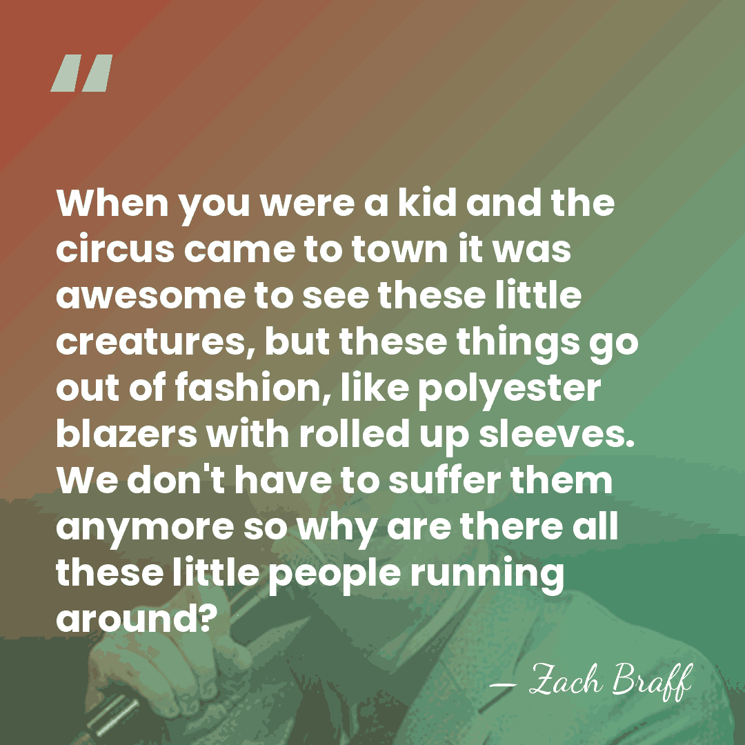 When you were a kid and the circus came to town it&hellip; - Zach Braff