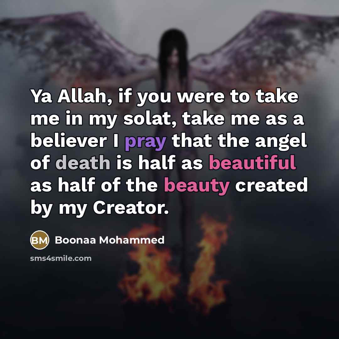 “Ya Allah, if you were to take me in my…” quote by Boonaa Mohammed
