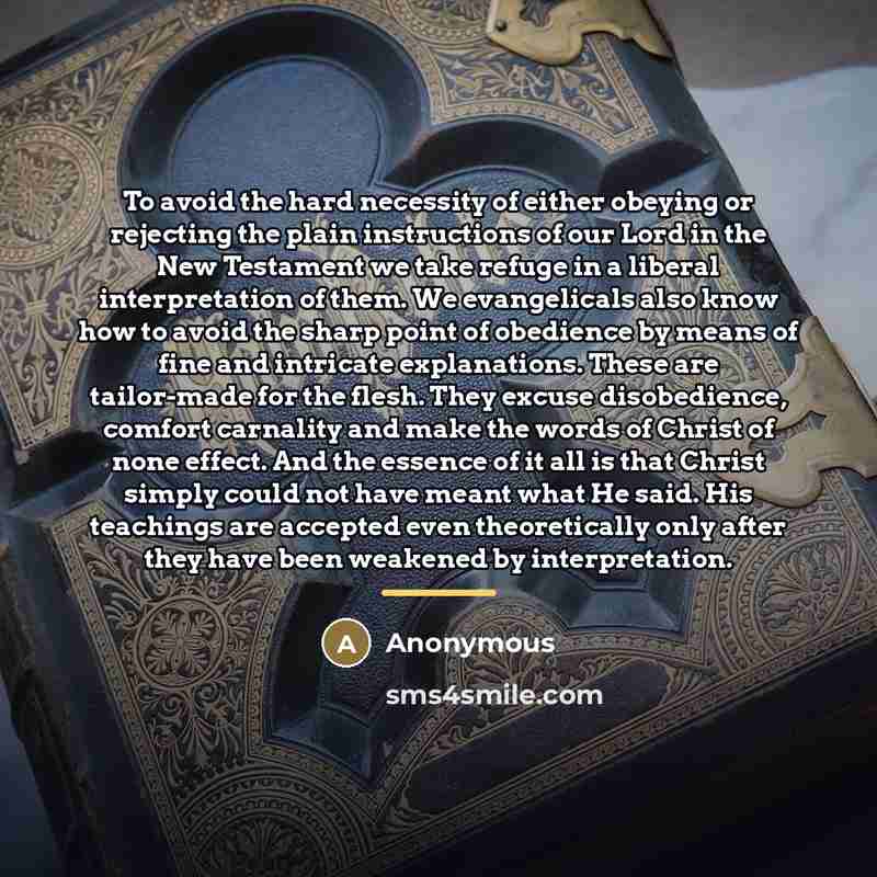 “To avoid the hard necessity of either obeying or rejecting…” quote by Anonymous