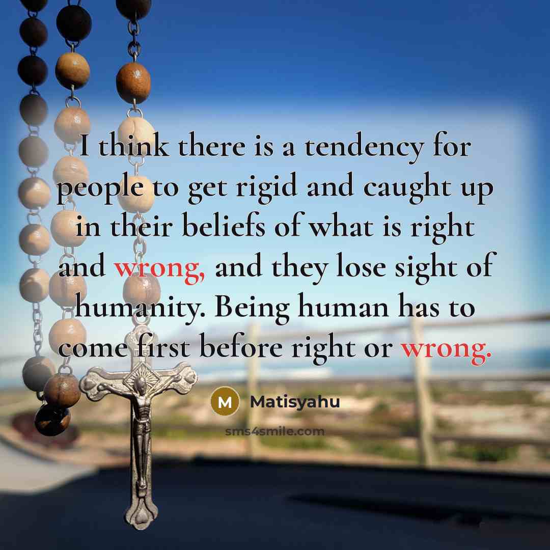 “I think there is a tendency for people to get…” quote by Matisyahu