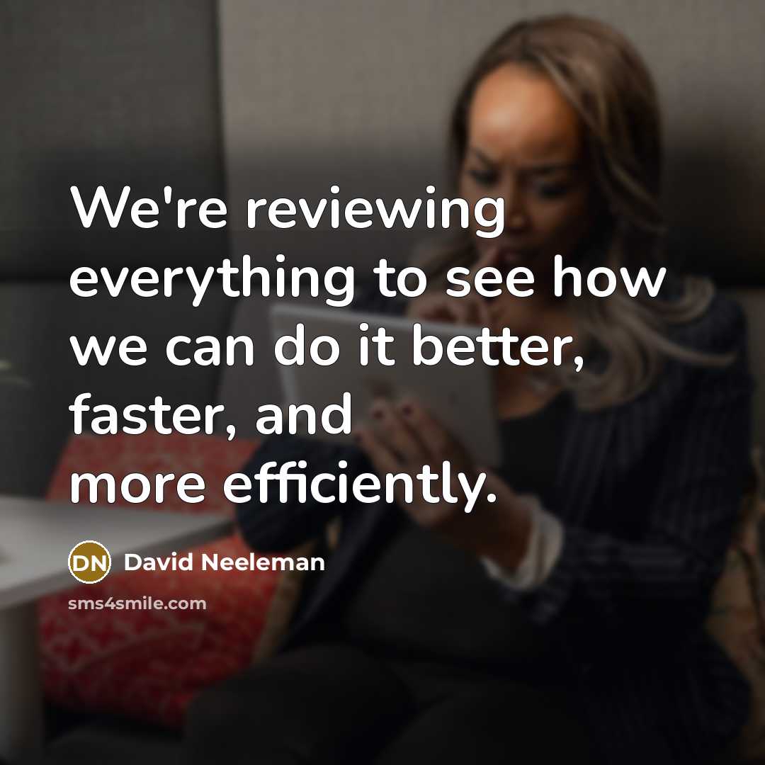 “We're reviewing everything to see how we can do it…” quote by David Neeleman