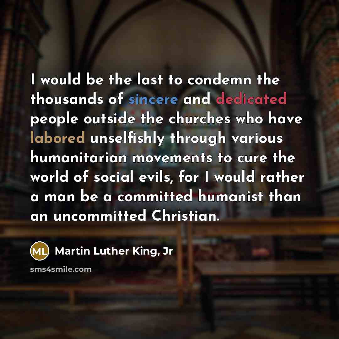 “I would be the last to condemn the thousands of…” quote by Martin Luther King, Jr