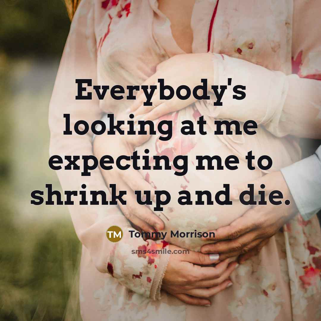 “Everybody's looking at me expecting me to shrink up and…” quote by Tommy Morrison