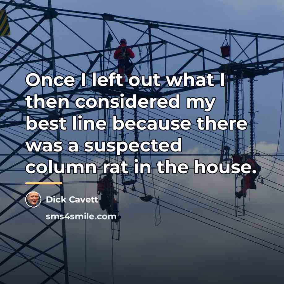 “Once I left out what I then considered my best…” quote by Dick Cavett