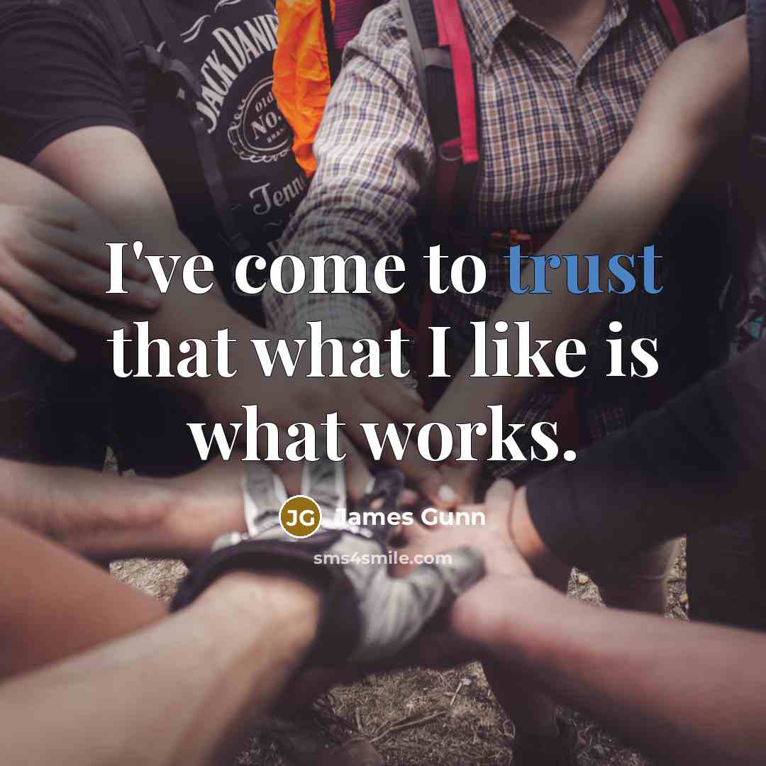 “I've come to trust that what I like is what…” quote by James Gunn