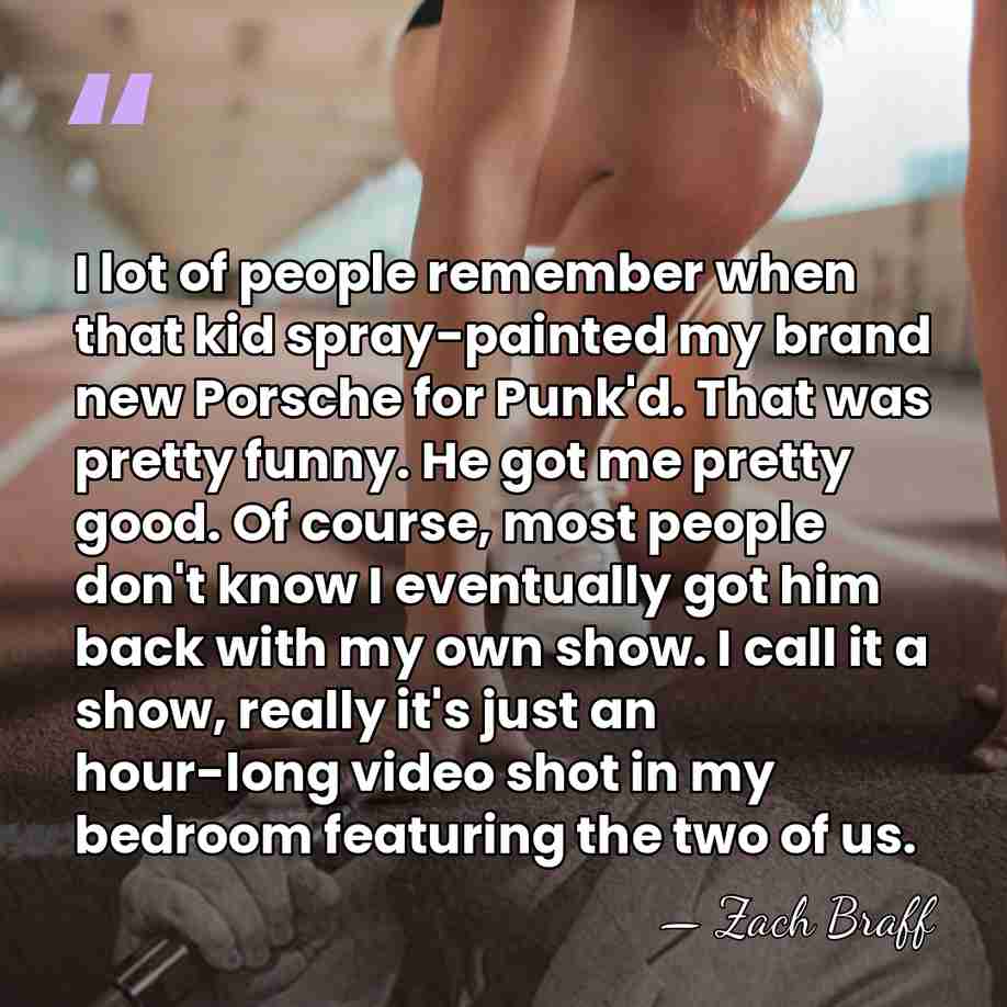 I lot of people remember when that kid spray-painted my brand new&hellip; - Zach Braff